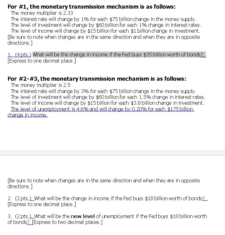 Solved For 1, the transmission mechanism is as