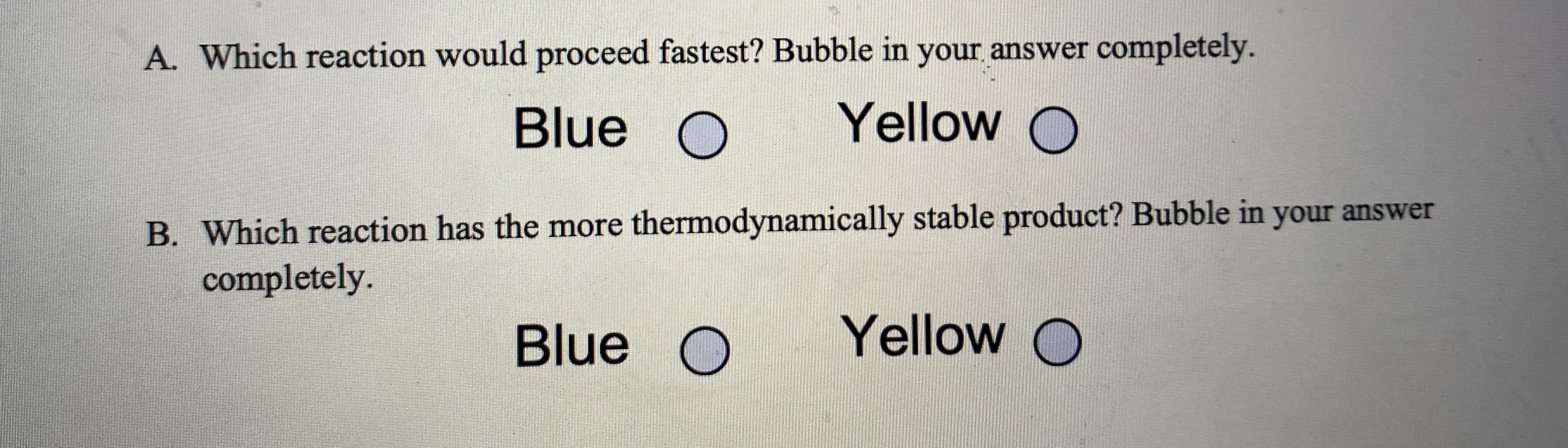 Solved 23. Consider The Following Reaction Coordinate | Chegg.com