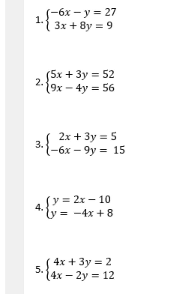 3y y 9 52 10 4