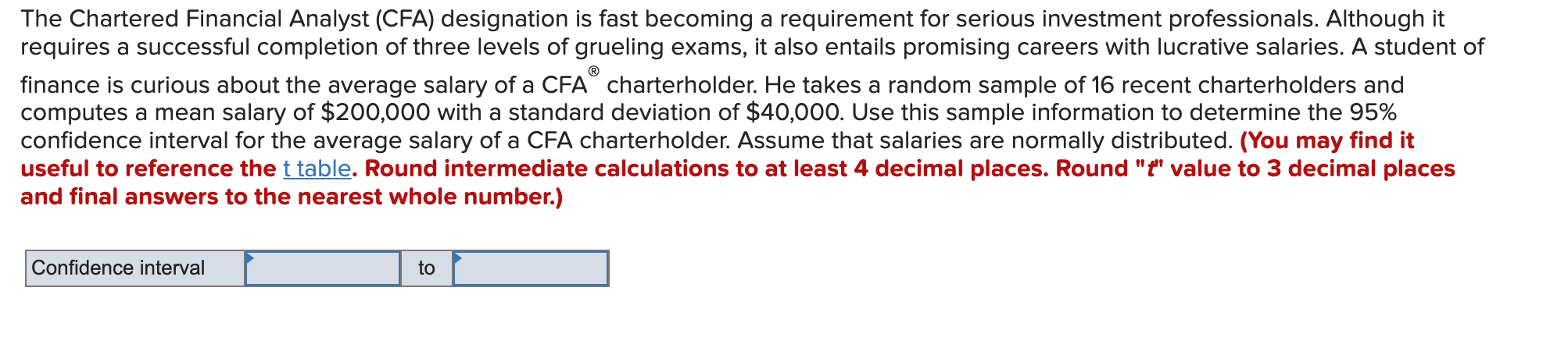 Solved The Chartered Financial Analyst (CFA) designation is | Chegg.com