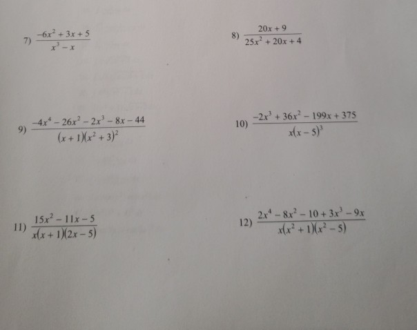 5 8 x 6 )= 25 4x