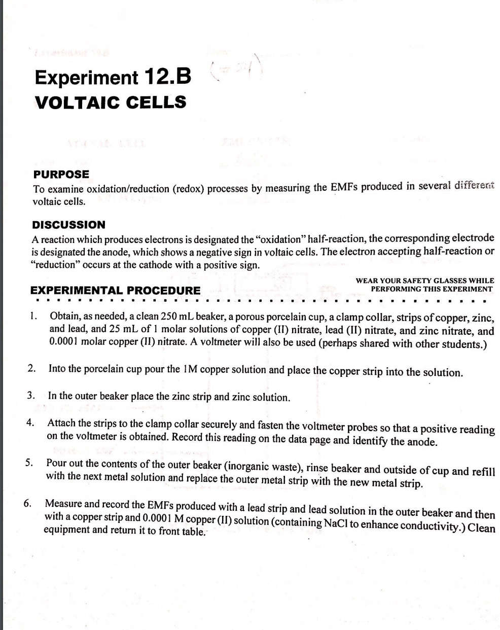 experiment 12 b