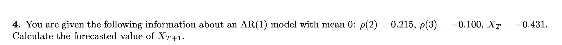 Solved 4. You are given the following information about an | Chegg.com