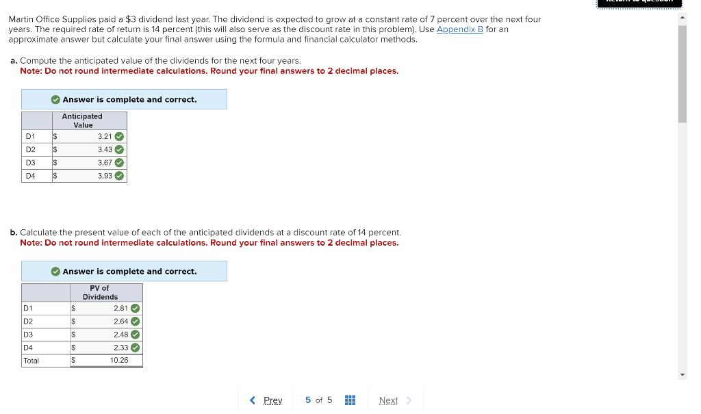 Martin Office Supplies paid a $3 dividend last year. | Chegg.com