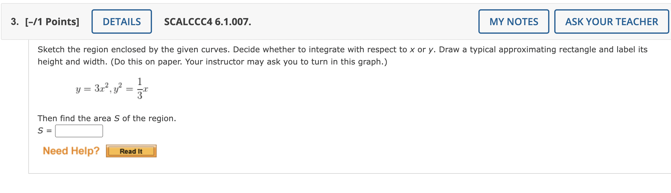 Solved Find The Area S Of This Region If A = 6, B = 3. You | Chegg.com