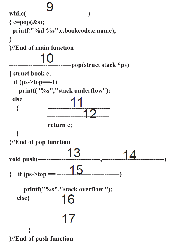 Q5 [25 Pts]: Using The Below Stack Type Data | Chegg.com