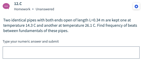 12.C Homework. Unanswered Two Identical Pipes With | Chegg.com