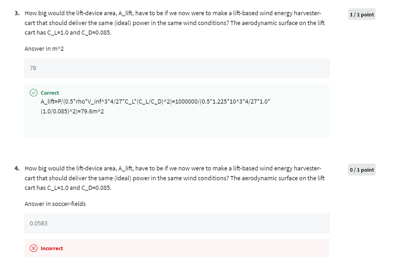 Solved 1. How big would the dragdevice area, A_drag, have