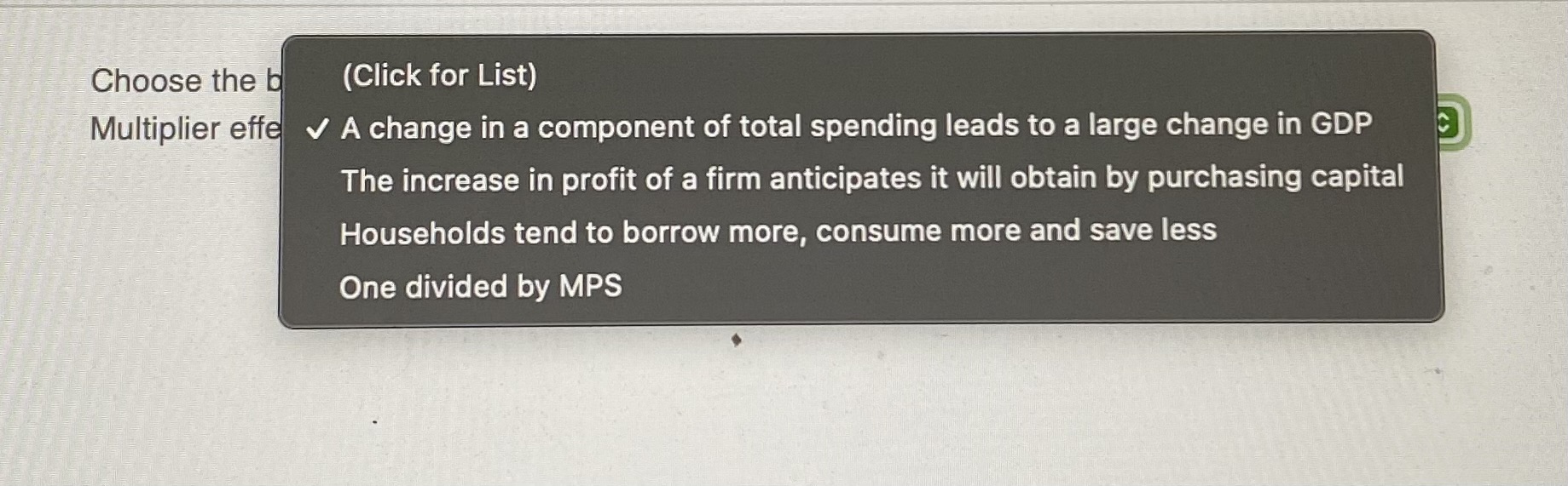 Solved Choose the best answer from the pull down menu that | Chegg.com