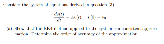 Consider the system of equations derived in question | Chegg.com