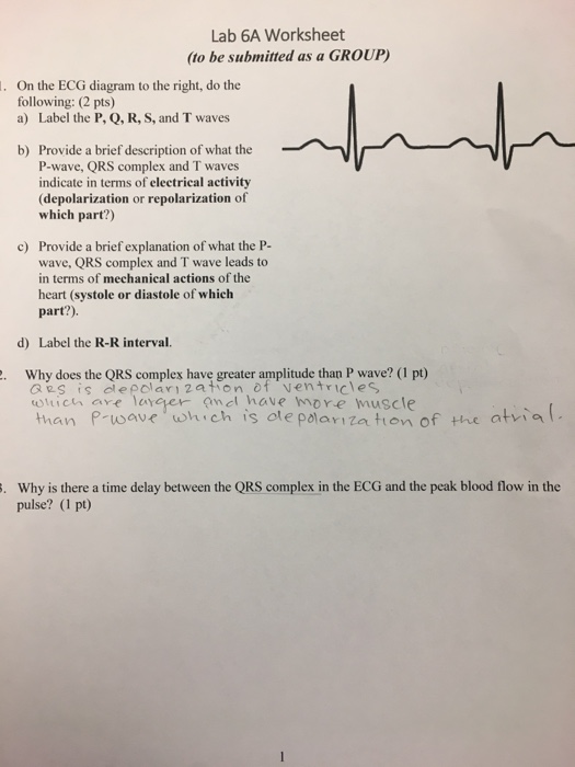 Solved: Lab 6A Worksheet To Be Submitted As A GROUP . On T... | Chegg.com