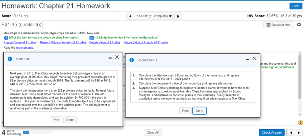 Solved Homework: Chapter 21 Homework Save 11 of 12 (10 | Chegg.com