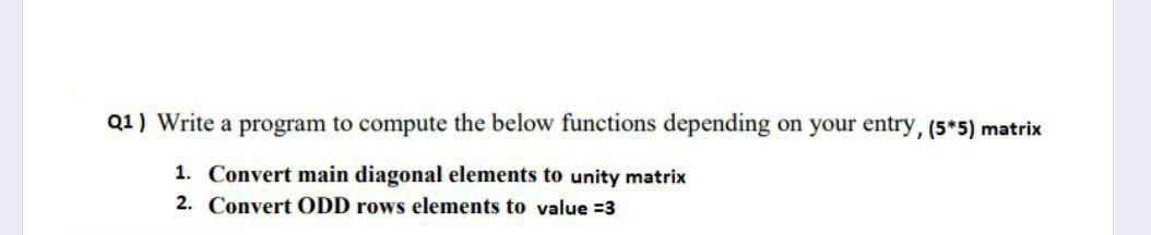 Solved Q1) Write a program to compute the below functions | Chegg.com
