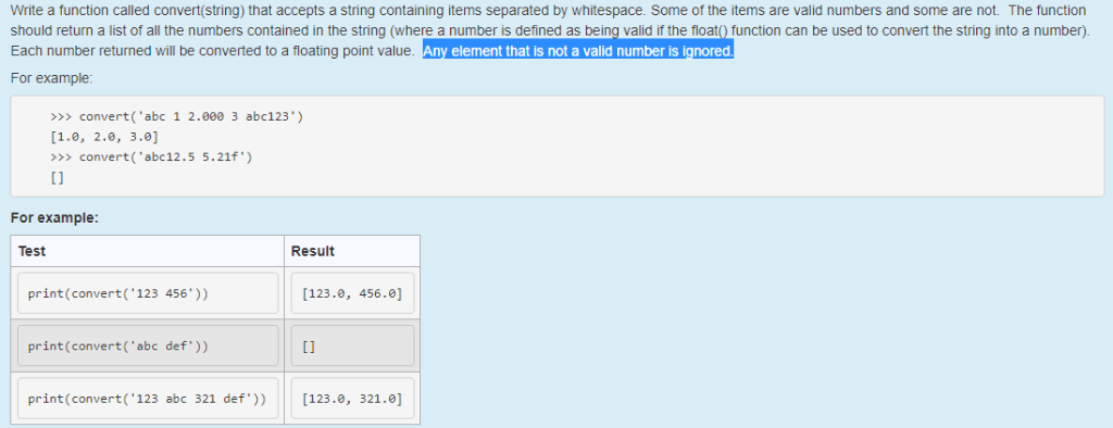 Solved Write a function called convert(string) that accepts | Chegg.com