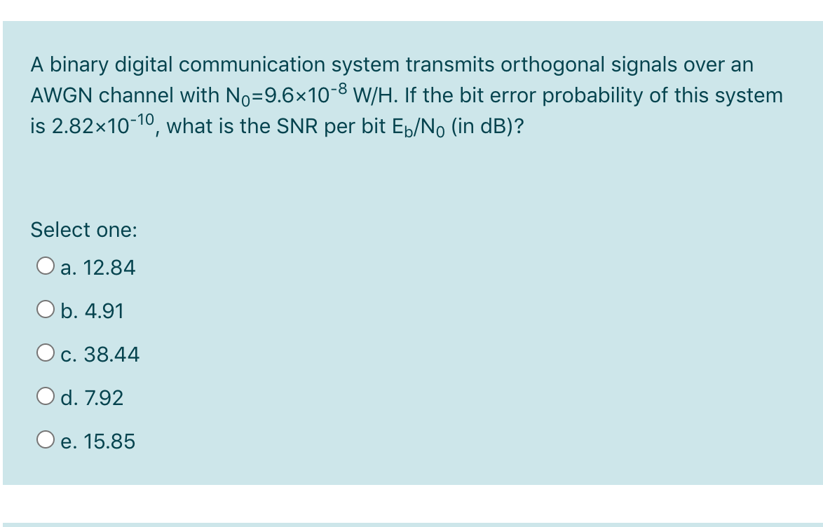 Solved A Binary Digital Communication System Transmits | Chegg.com ...