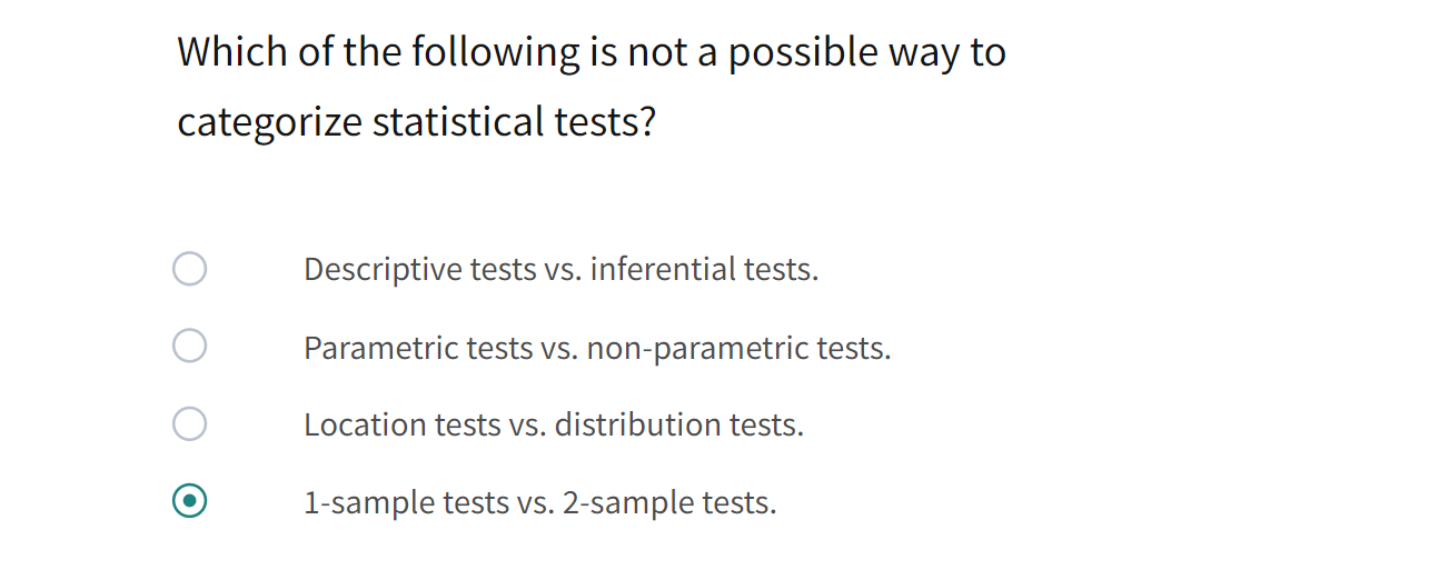 Solved Which of the following is not a possible way to | Chegg.com