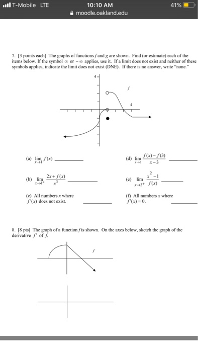 Solved l T-Mobile LTE 10:10 AM a moodle.oakland.edu 41%- ), | Chegg.com