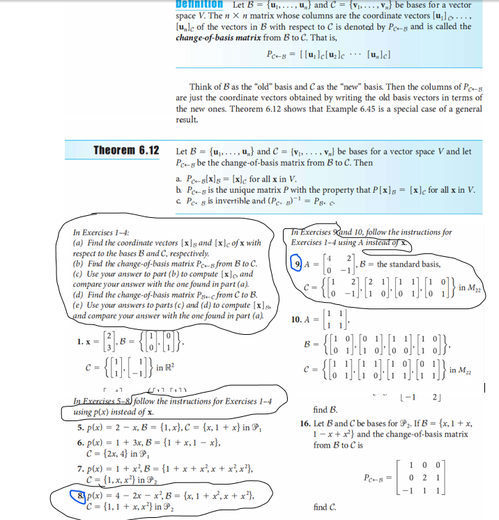 Solved Definition Let B U And C 1 V B Chegg Com