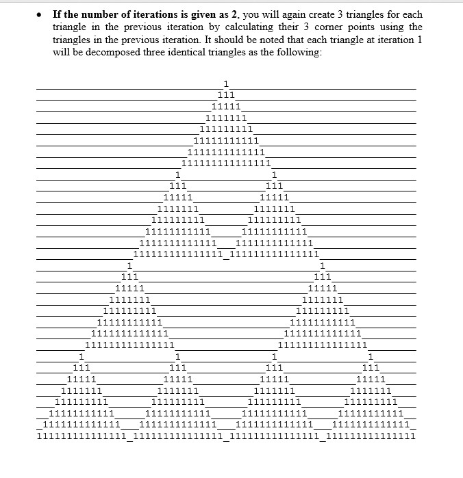 Solved In this question, you will print identical triangles | Chegg.com