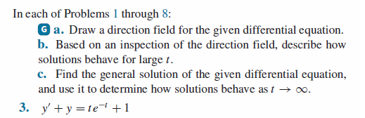 Solved In Each Of Problems 1 Through8 G A. Draw A Direction | Chegg.com