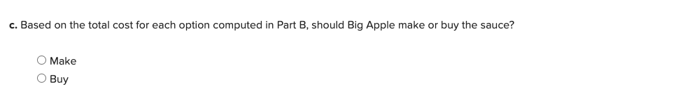 Solved Problem 10-6 (Algo) The Big Apple Pizza Company, a | Chegg.com