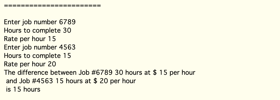 Solved Complete the following tasks: Design a Job class with | Chegg.com