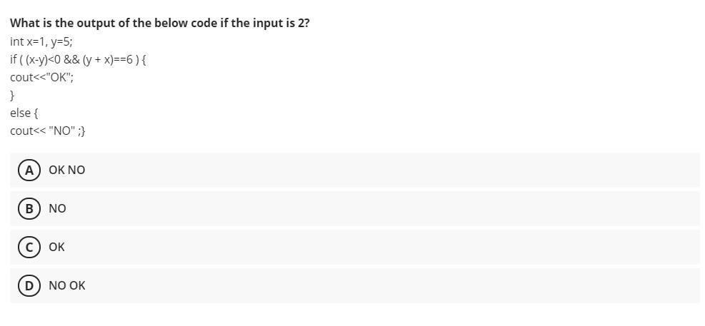Solved What is the output of the below code if the input is | Chegg.com