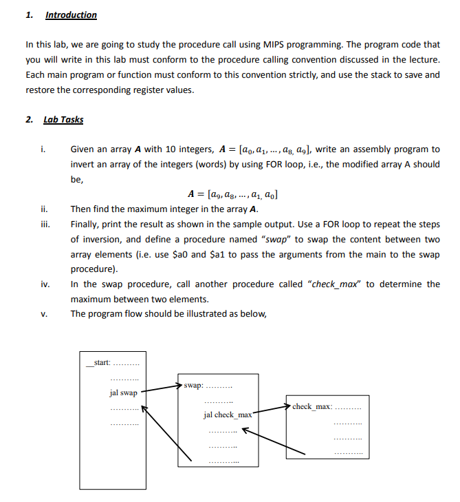 Solved 1. Introduction In this lab, we are going to study | Chegg.com