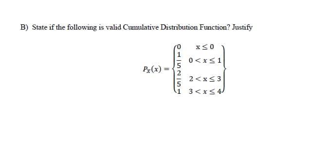 Solved B) State if the following is valid Cumulative | Chegg.com