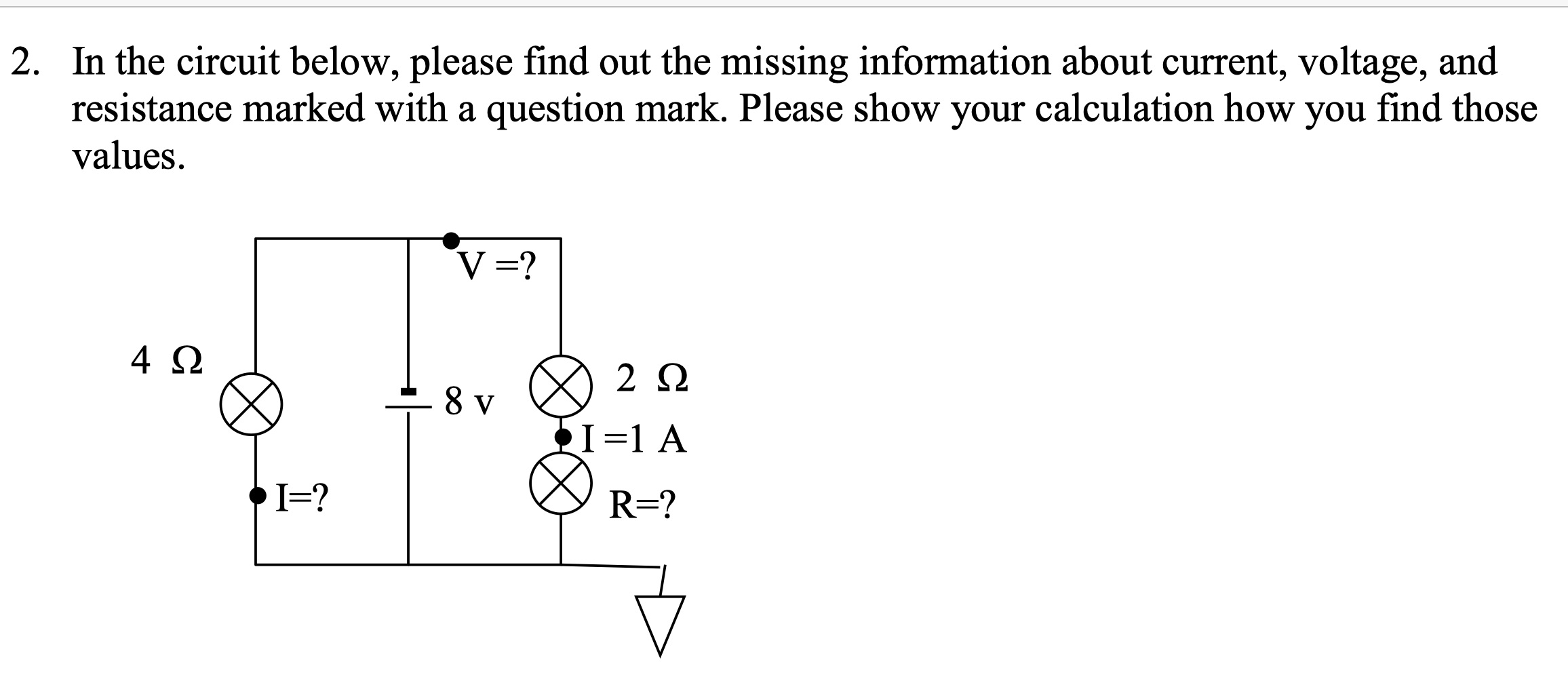 Solved 1. In the circuit below, all the three light bulbs | Chegg.com