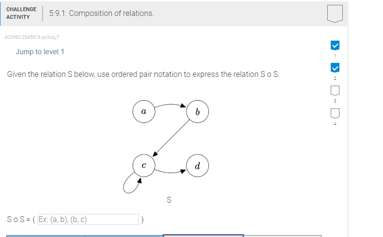 Solved Challenge Activity 5 9 1 Composition Of Relations