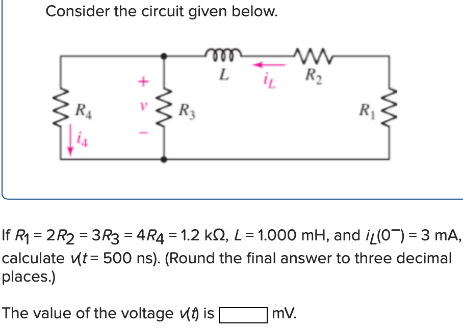 Solved Consider the circuit given below. If | Chegg.com