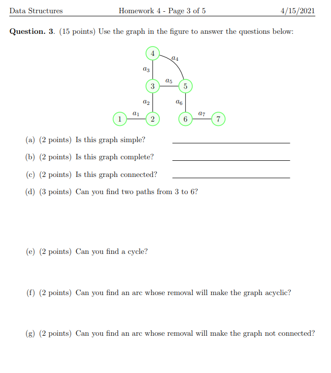 Solved Data Structures Homework 4 - Page 3 of 5 4/15/2021 | Chegg.com