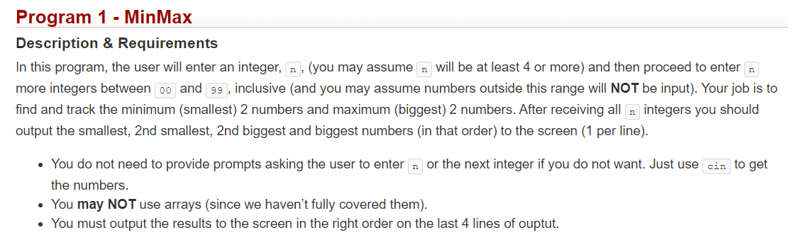 Solved Use C ++ to code and Please use basic for loops and | Chegg.com