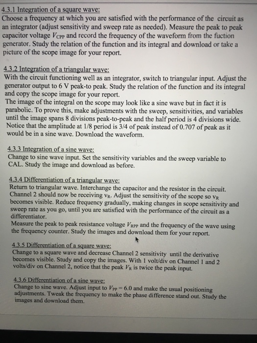 Solved 5.7 From Section 4.3.2, Show that the integration of | Chegg.com