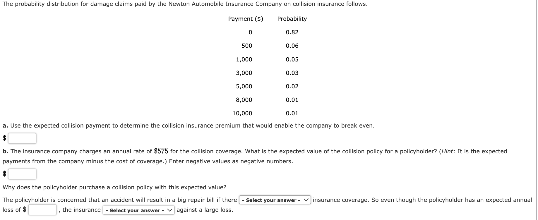 solved-the-probability-distribution-for-damage-claims-paid-chegg