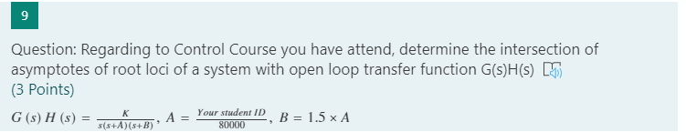Solved Question: Regarding to Control Course you have | Chegg.com