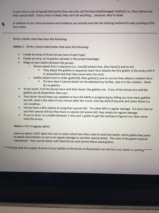 Hero health name hero name string deal damage chegg