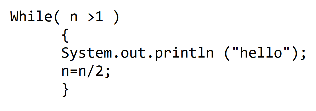 Solved Determine the complexity of the following code | Chegg.com