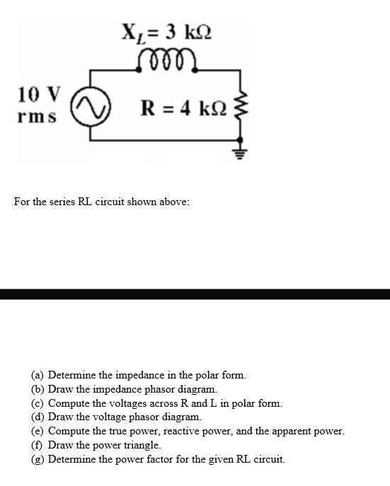 Solved For the series RL circuit shown above:(a) ﻿Determine | Chegg.com