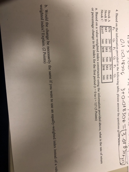 Solved 4. Based on the information provided in the following | Chegg.com
