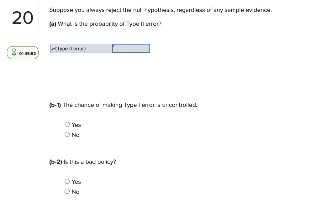 solved-suppose-you-always-reject-the-null-hypothesis-chegg