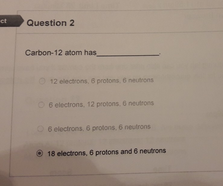 12 6 c electrons
