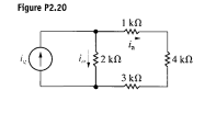 Solved 2.20 The current ia in the circuit shown in Fig. | Chegg.com