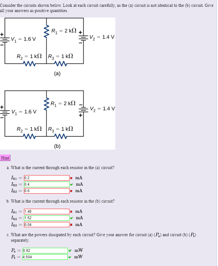 Solved Consider The Circuits Shown Below. Look At Each | Chegg.com