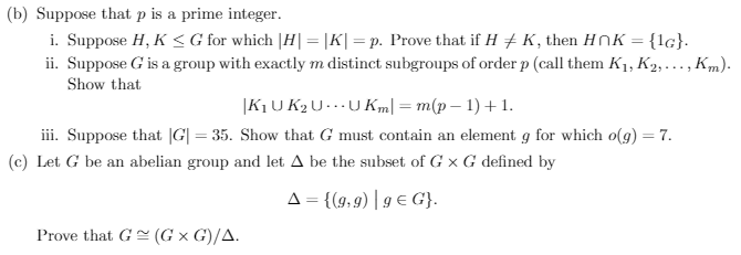 Solved (b) Suppose That P Is A Prime Integer. I. Suppose H, | Chegg.com