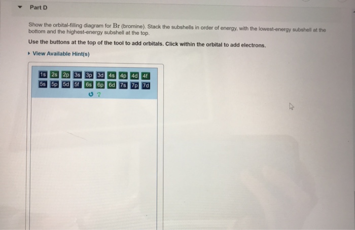 Solved: Orbital-Filling Diagrams Part A How Many Orbital... | Chegg.com