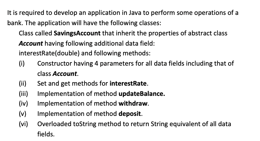 Solved It is required to develop an application in Java to | Chegg.com