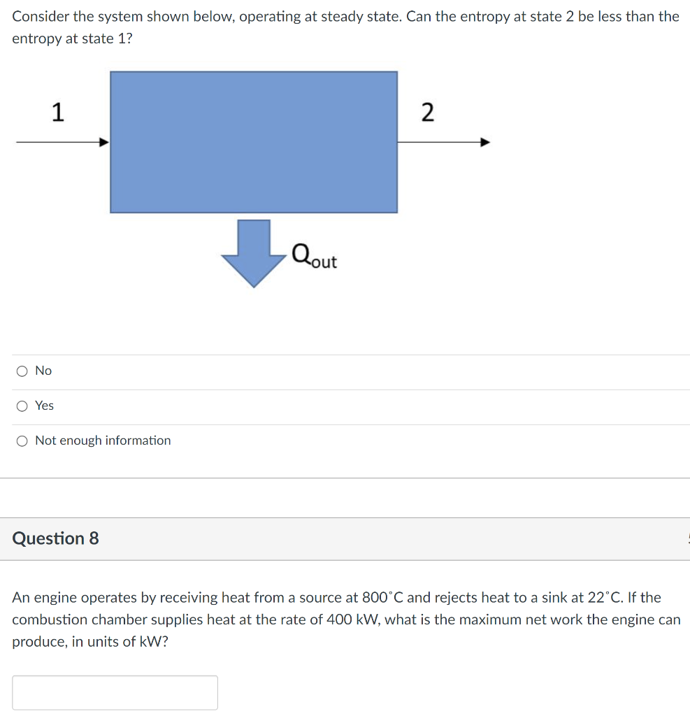 Solved Consider The System Shown Below, Operating At Steady | Chegg.com