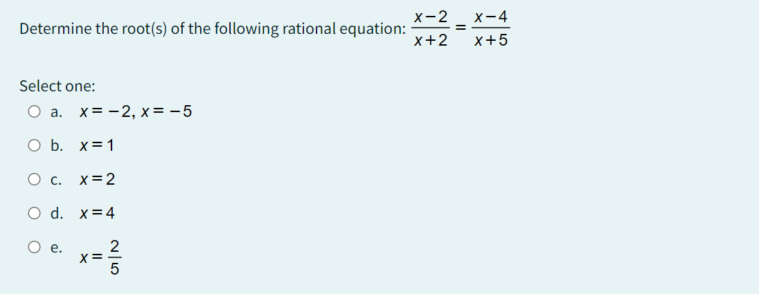 Solved Simplify The Rational Expression: Select One: A. O B. | Chegg.com